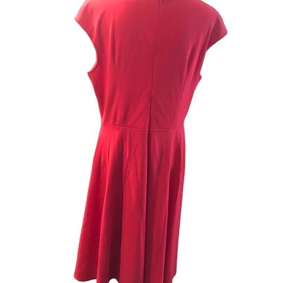 Dress tells size 2 XL red sleeveless flare dress - Picture 4 of 9